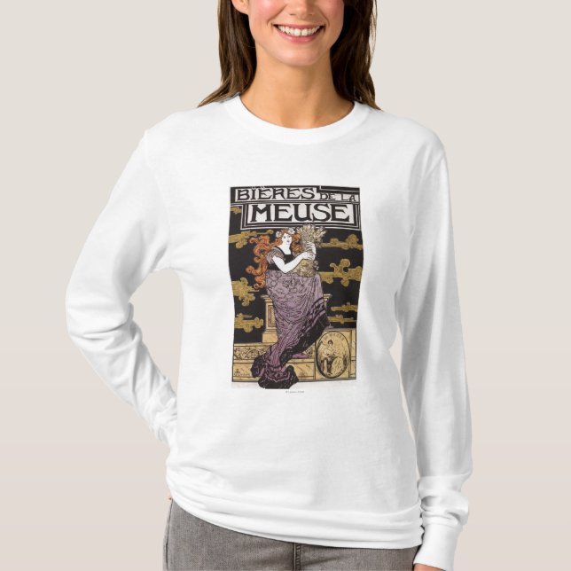 Bieres de laMeuse befordrings- affisch Tee Shirt (Framsida)