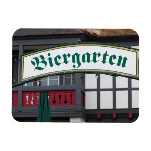Biergarten skylt, Tyskland Magnet