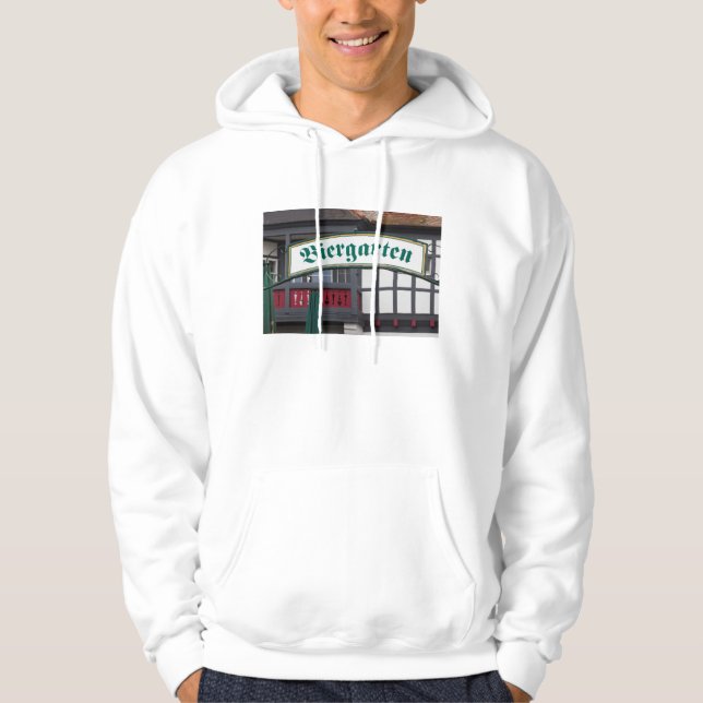Biergarten-skylt, Tyskland Sweatshirt (Framsida)