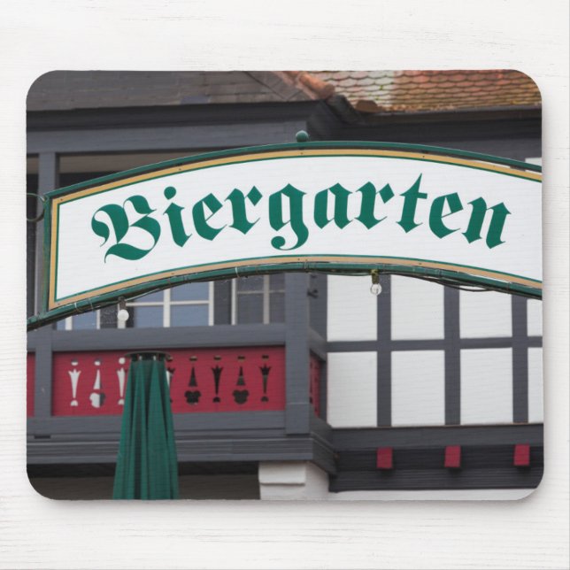 Biergarten-tecken, Tyskland Musmatta (Framsidan)
