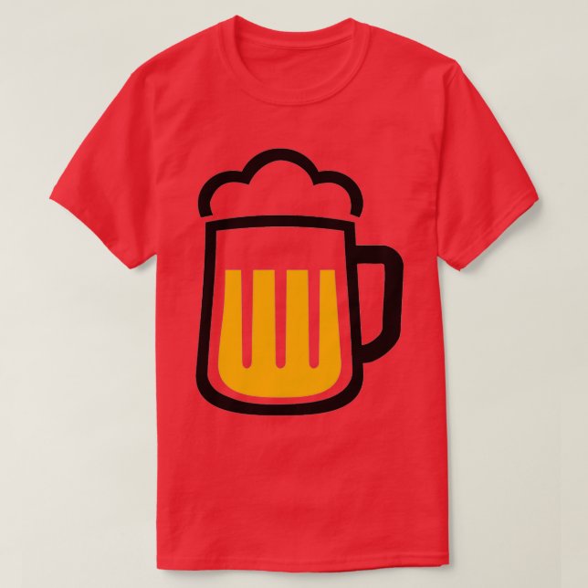 Bierglas T Shirt (Design framsida)