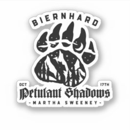 Biernhard Bears Petulant Shadows 17 oktober Klistermärken