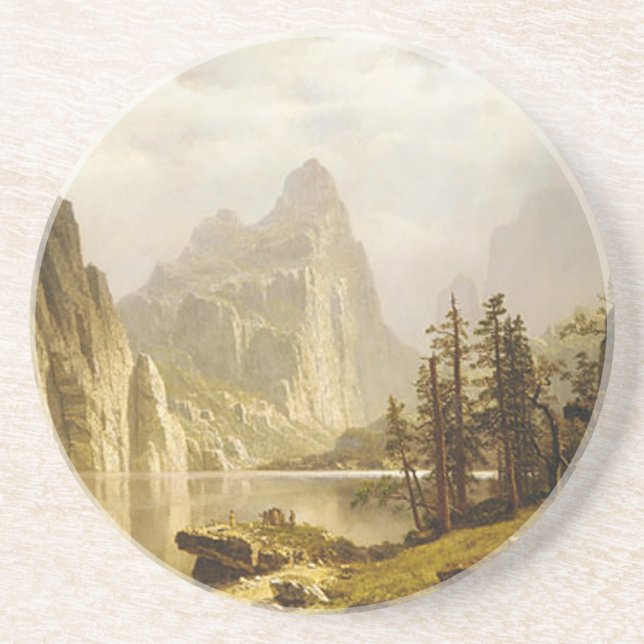 Bierstadt Albert Merced floden Yosemite Valley Underlägg (Framsidan)