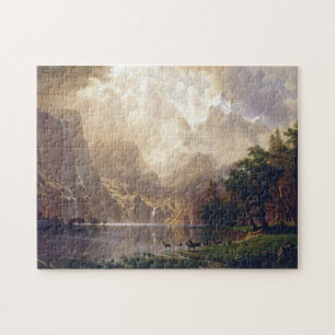 Bierstadt Bland Sierran Nevada Painting Pussel