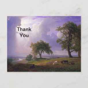 Bierstadt California Spring Painting Tack Vykort