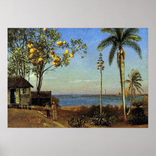 Bierstadt - en syn på Bahamas Poster