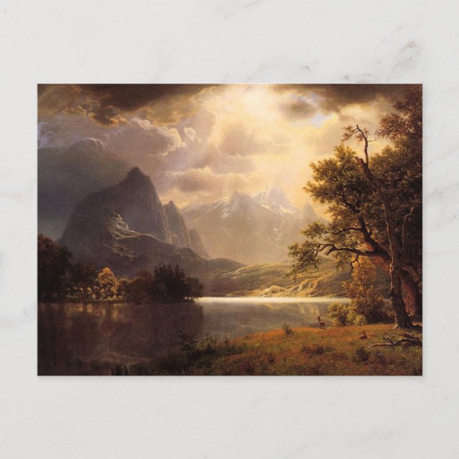 Bierstadt Estes Park Colorado Postcard Vykort (Framsida)
