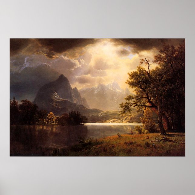 Bierstadt Estes Park Colorado Poster (Framsidan)