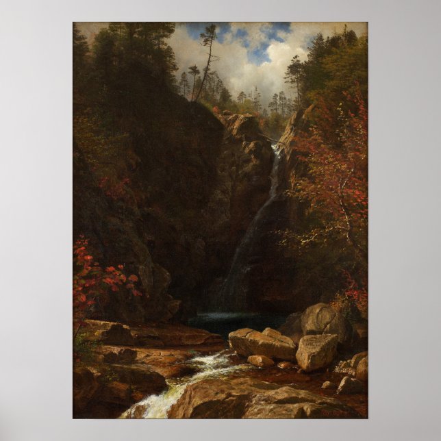 Bierstadt - Glen Ellis Falls Poster (Framsidan)