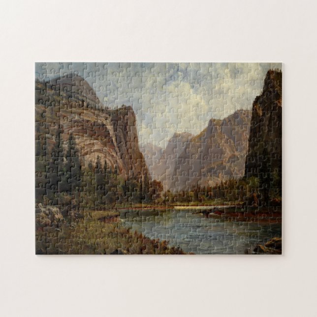 Bierstadt Grind of Yosemite Painting Pussel (Horisontell)