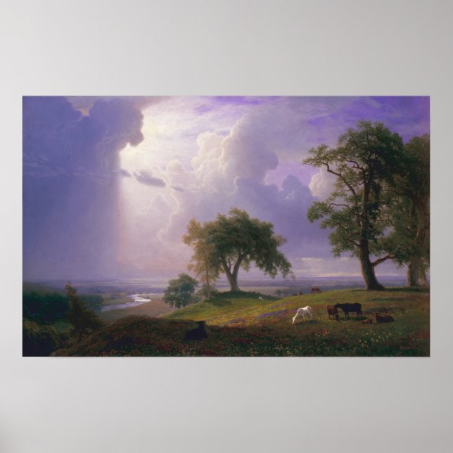 Bierstadt - Kalifornien Vår Poster (Framsidan)