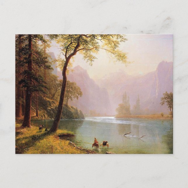 Bierstadt - Kerns River Valley, Kalifornien Vykort (Framsida)