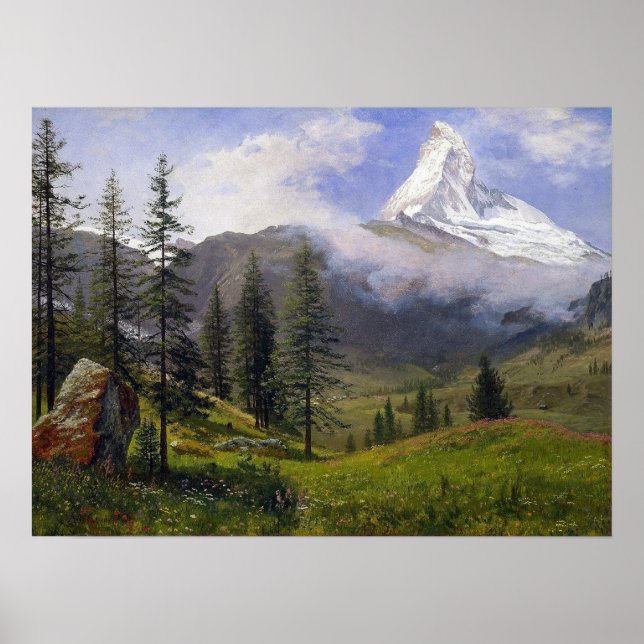 Bierstadt - Matterhorn Poster (Framsidan)