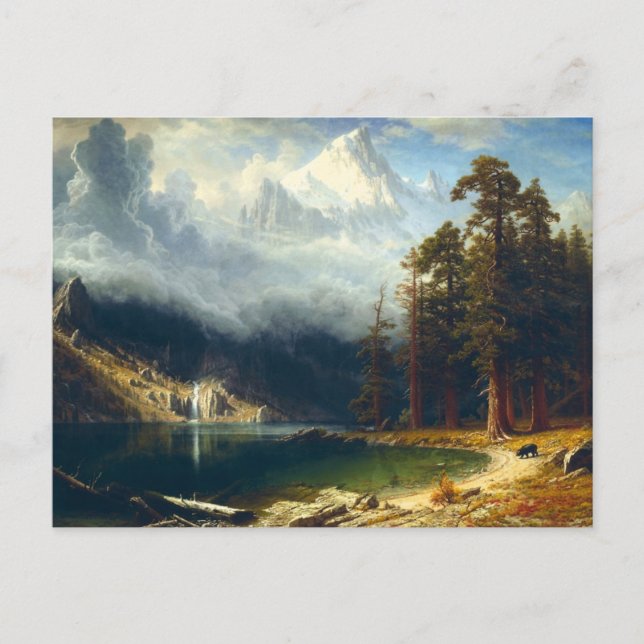 Bierstadt Mont Corcoran Postcard Vykort (Framsida)