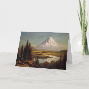 Bierstadt - Montera Rainier-målning Kort