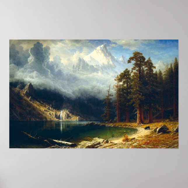 Bierstadt Mount Corcoran Poster (Framsidan)