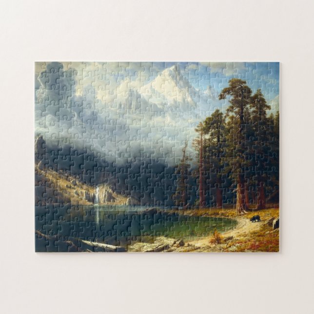 Bierstadt Mount Corcoran Puzzle Pussel (Horisontell)