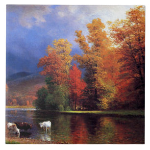 Bierstadt - om Saco, Kakelplatta