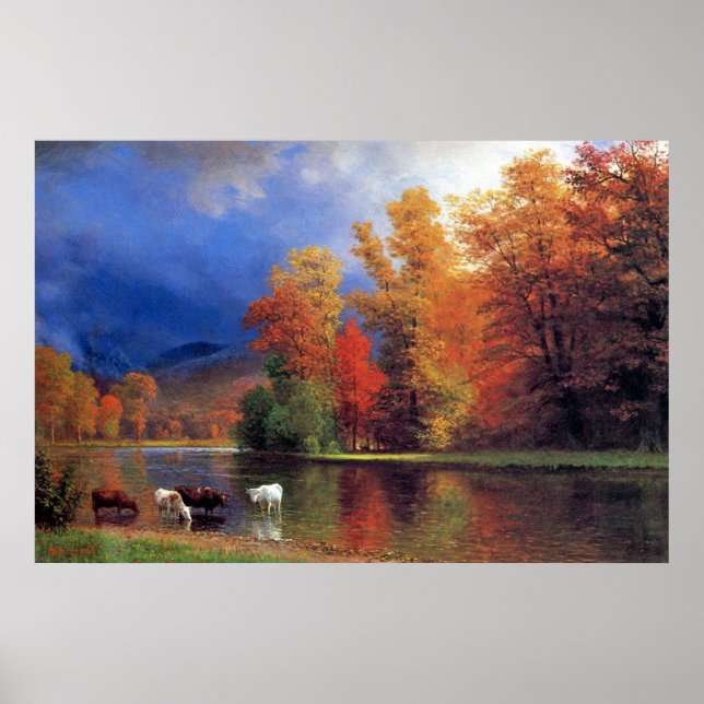 Bierstadt om Saco-målning Poster (Framsidan)