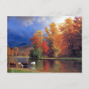 Bierstadt om Saco-målning Vykort
