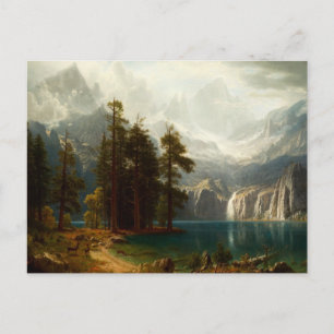 Bierstadt Sierra Nevadas vykort