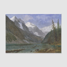 Bierstadt Sjö Louise Painting