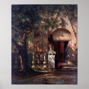 Bierstadt - solljus och skugga poster