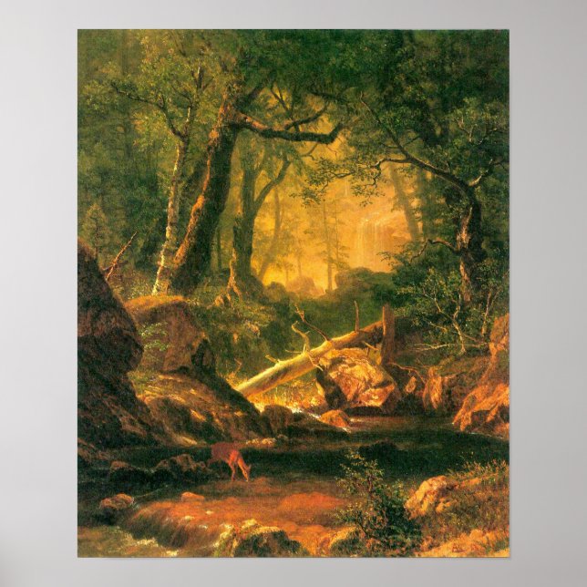Bierstadt-White Mountains, New Hampshire 2 Poster (Framsidan)