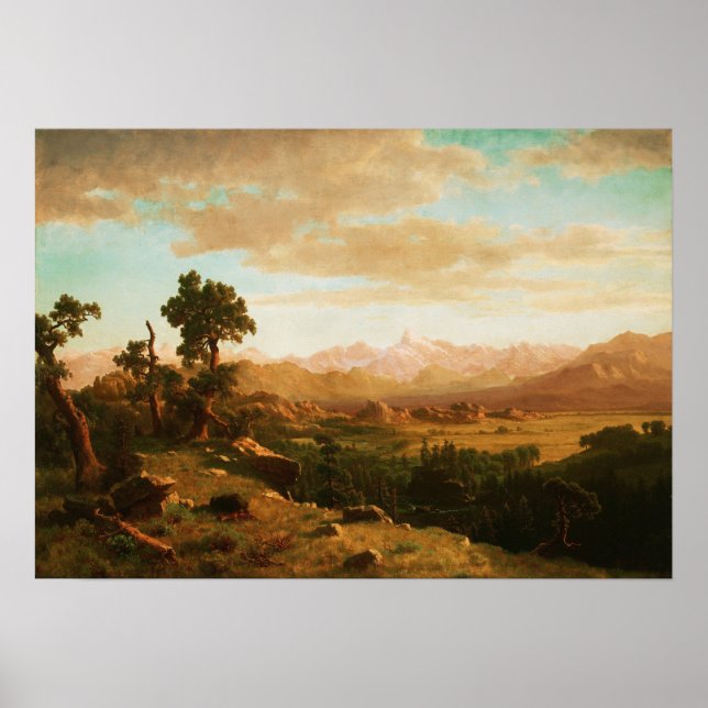 Bierstadt - Wind River Country Poster (Framsidan)
