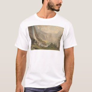 Bierstadt Yosemite dal, Kalifornien (1884A) T-shirt