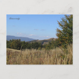 Bieszczady-bergen Polen Vykort