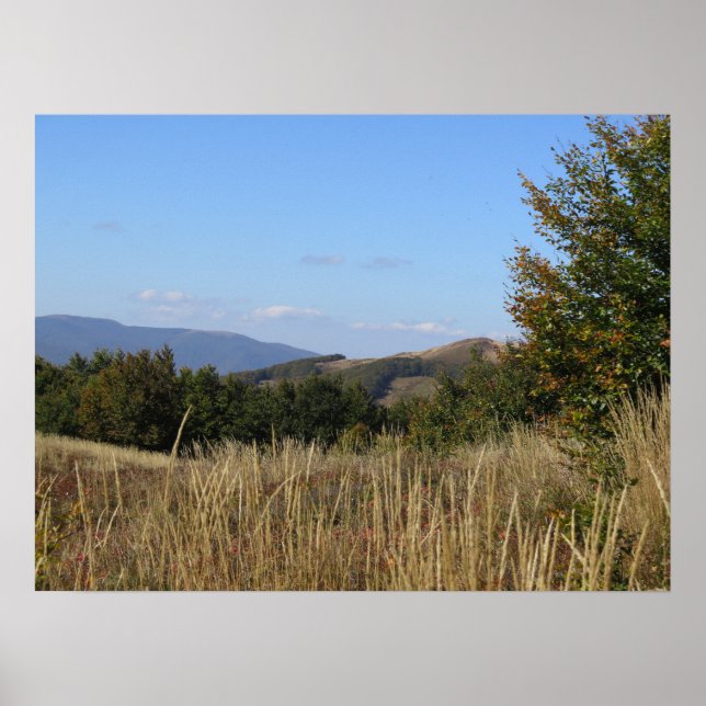 Bieszczady-bergen Poster (Framsidan)