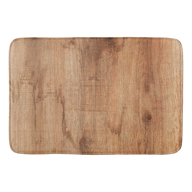 biet av gammalt trä badrumsmatta (Framsidan)