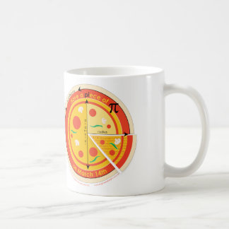 Biet av pajen på Pi-dagmuggen Kaffemugg