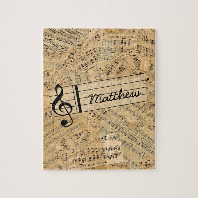 Biet av Vintage Music ID389 Pussel (Vertikal)