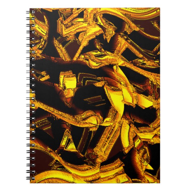 Biet eller bagass av dehydratiserat tangerinskal anteckningsbok (Framsidan)