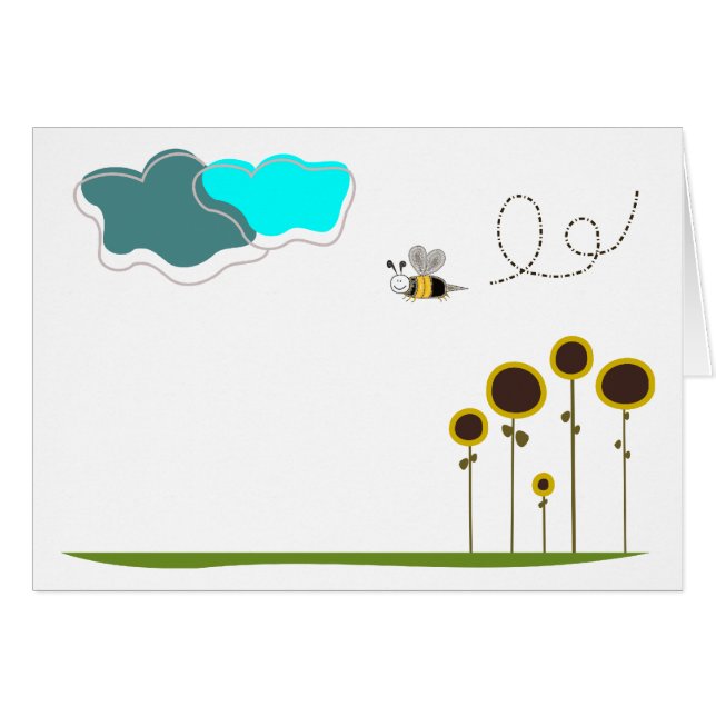 Biet frigör hälsningskort (Framsidan Horizontal)