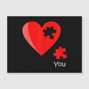 Biet Hjärtat Pussel Valetines Day Shirt Gif saknas