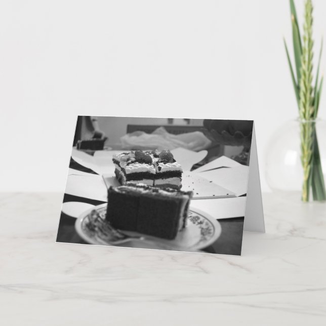 Biet i det inspärrade födelsedagskortet för kummel kort (Framsida)