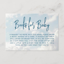 Biet i Heaven Baby Shower Bokar för Baby Tilläggskort