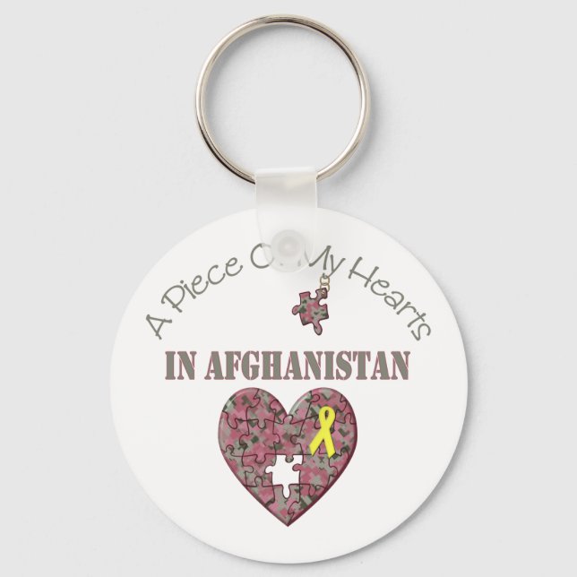 Biet i mina hjärtan i Afghanistan Nyckelring (Framsida)