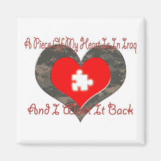 Biet i mitt hjärta är i Irak Magnet