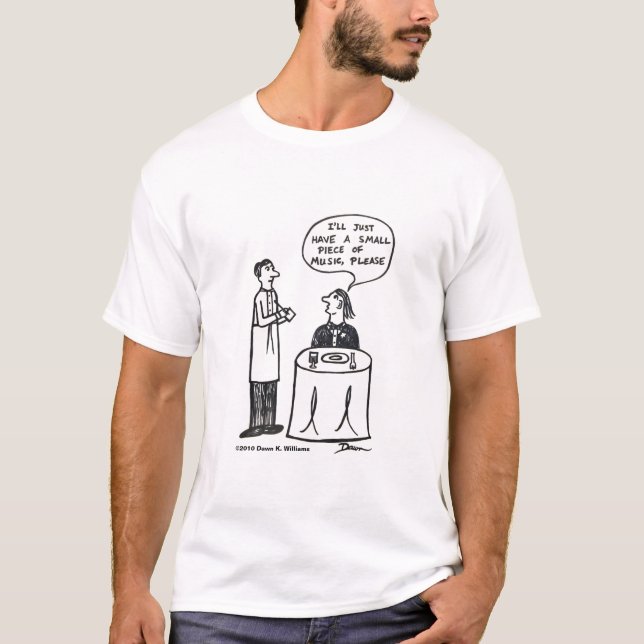 Biet i Music Light-Färg Shirt T-shirt (Framsida)