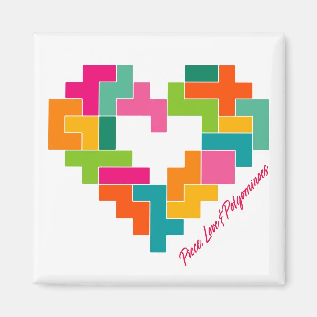Biet, Kärlek och polyominoes Magnet (Framsidan)