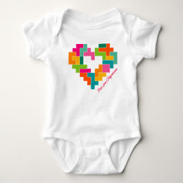 Biet, Kärlek & Polyominoes Baby Shirt T Shirt