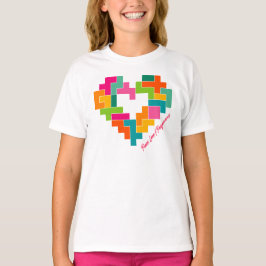 Biet, Kärlek & Polyominoes Girls Shirt T Shirt