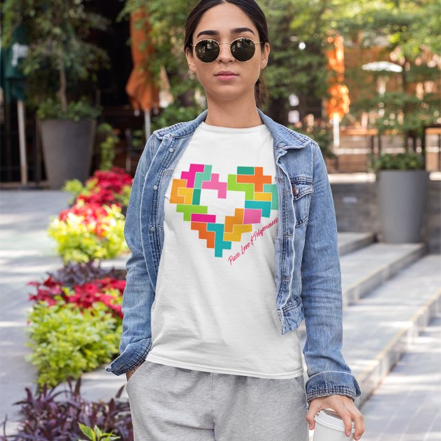 Biet, Kärlek & Polyominoes Womens Shirt T Shirt (Skapare uppladdad)