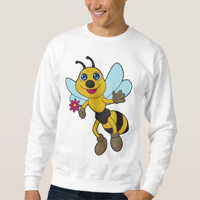 Biet med blomma lång ärmad tröja (Framsida)
