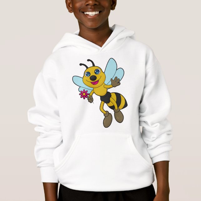 Biet med blomma t shirt (Framsida)