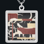 Biet och delar II Silverpläterat Halsband<br><div class="desc">Mönster</div>
